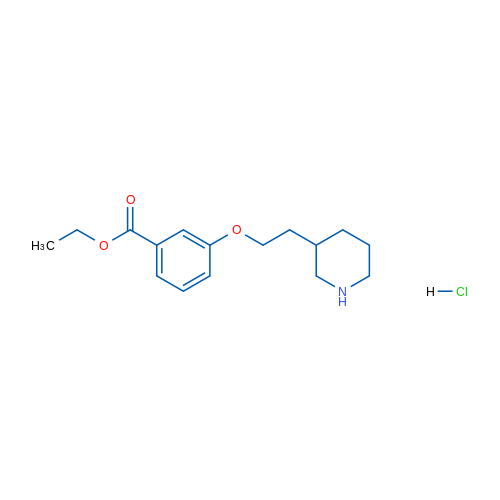Ethyl 3-(2-(piperidin-3-yl)ethoxy)benzoate hydrochloride 1g