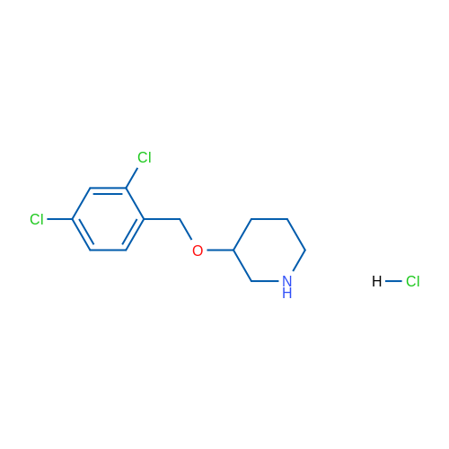 3-((2,4-Dichlorobenzyl)oxy)piperidine hydrochloride 1g