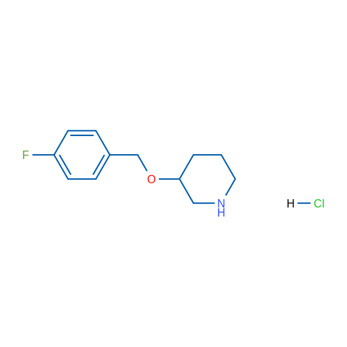 3-((4-Fluorobenzyl)oxy)piperidine hydrochloride 5g