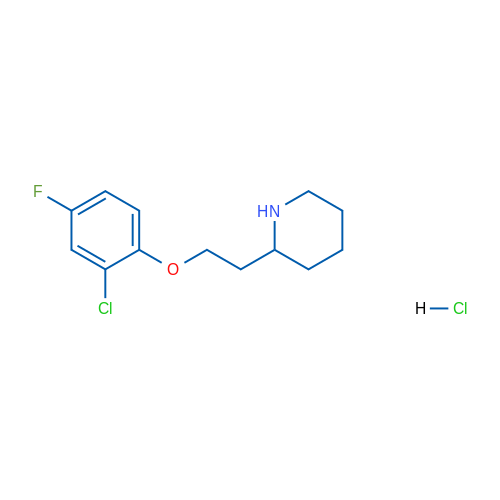 2-(2-(2-Chloro-4-fluorophenoxy)ethyl)piperidine hydrochloride 5g