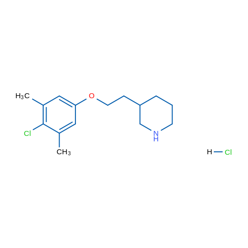 3-(2-(4-Chloro-3,5-dimethylphenoxy)ethyl)piperidine hydrochloride 1g