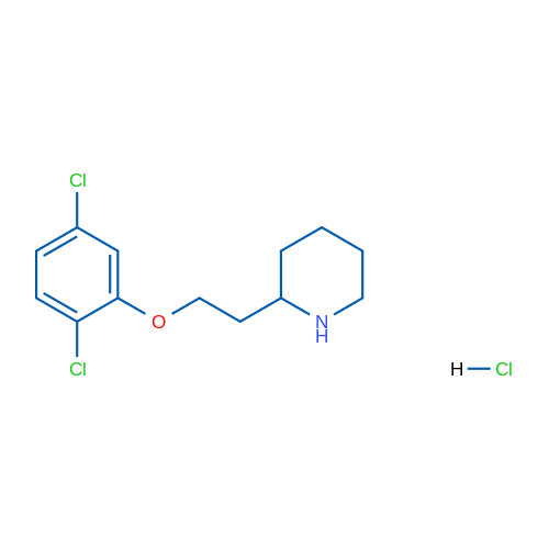 2-(2-(2,5-Dichlorophenoxy)ethyl)piperidine hydrochloride 1g