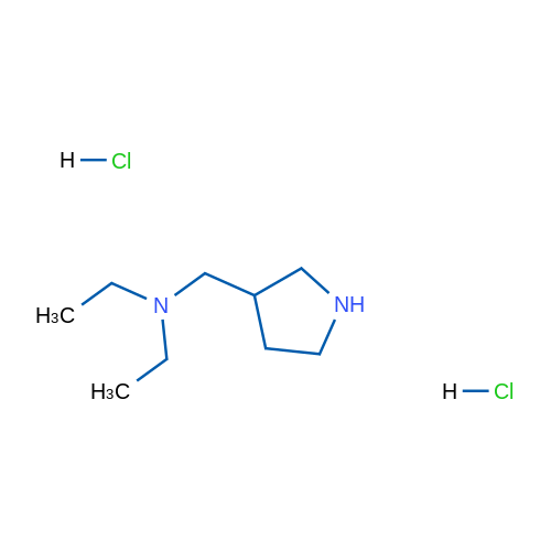 N-Ethyl-N-(pyrrolidin-3-ylmethyl)ethanamine dihydrochloride 1g