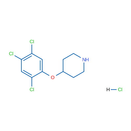 4-(2,4,5-Trichlorophenoxy)piperidine hydrochloride 5g