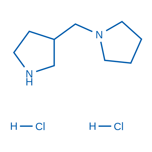 1-(Pyrrolidin-3-ylmethyl)pyrrolidine dihydrochloride 1g