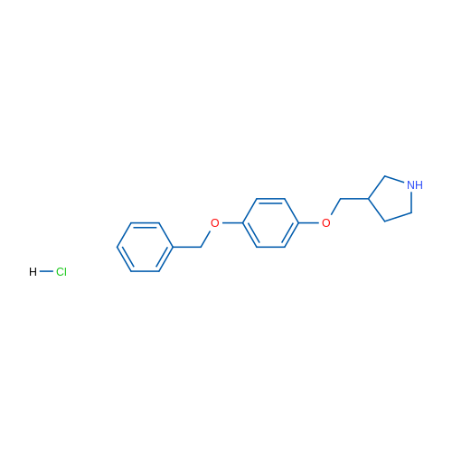 3-((4-(Benzyloxy)phenoxy)methyl)pyrrolidine hydrochloride 1g