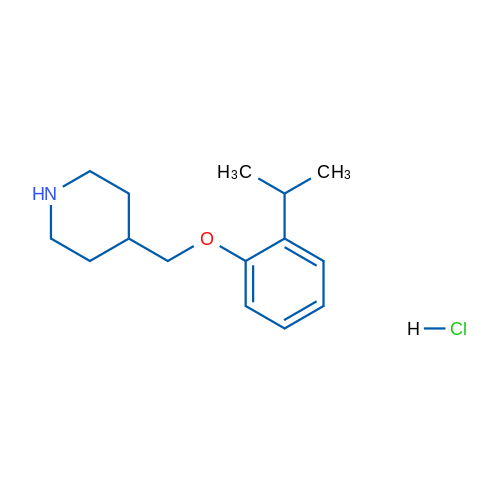 4-((2-Isopropylphenoxy)methyl)piperidine hydrochloride 1g