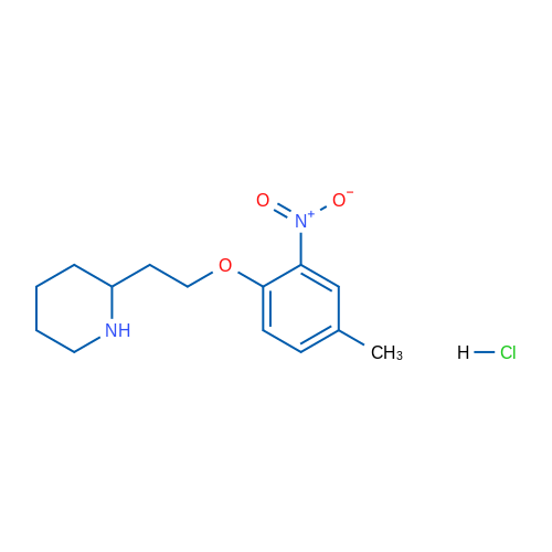 2-(2-(4-Methyl-2-nitrophenoxy)ethyl)piperidine hydrochloride 5g