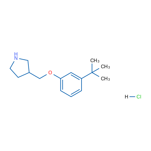 3-((3-(tert-Butyl)phenoxy)methyl)pyrrolidine hydrochloride 5g