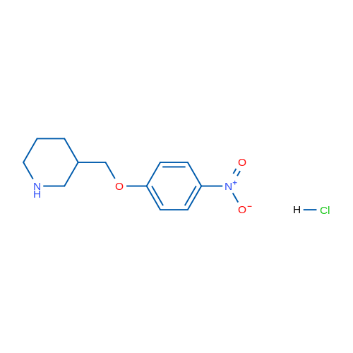 3-((4-Nitrophenoxy)methyl)piperidine hydrochloride 5g