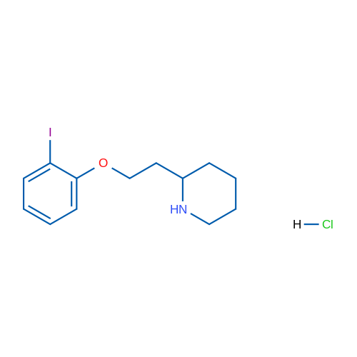 2-(2-(2-Iodophenoxy)ethyl)piperidine hydrochloride 5g