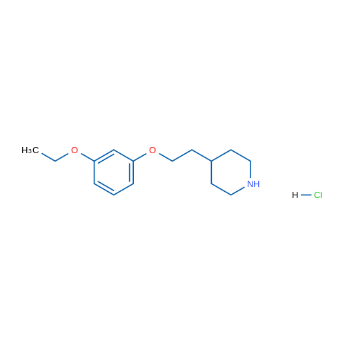 4-(2-(3-Ethoxyphenoxy)ethyl)piperidine hydrochloride 5g