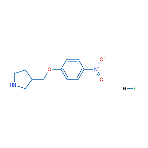 3-((4-Nitrophenoxy)methyl)pyrrolidine hydrochloride 5g