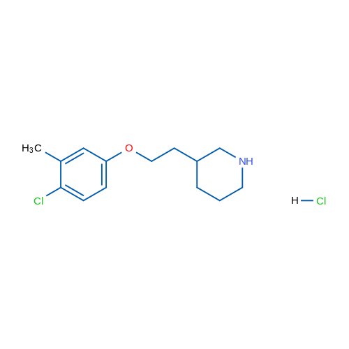 3-(2-(4-Chloro-3-methylphenoxy)ethyl)piperidine hydrochloride 5g