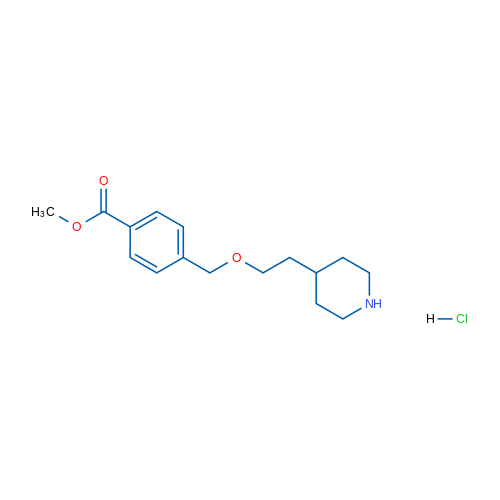 Methyl 4-((2-(piperidin-4-yl)ethoxy)methyl)benzoate hydrochloride 5g