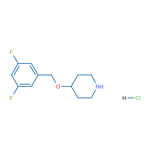 4-((3,5-Difluorobenzyl)oxy)piperidine hydrochloride 1g
