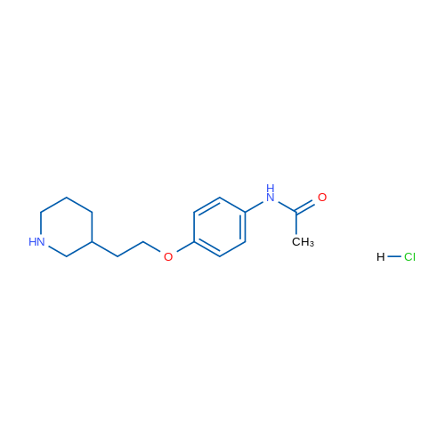 N-(4-(2-(Piperidin-3-yl)ethoxy)phenyl)acetamide hydrochloride 5g