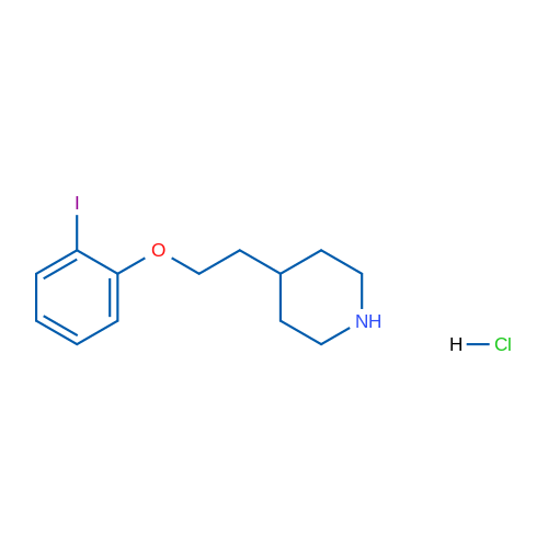 4-(2-(2-Iodophenoxy)ethyl)piperidine hydrochloride 1g