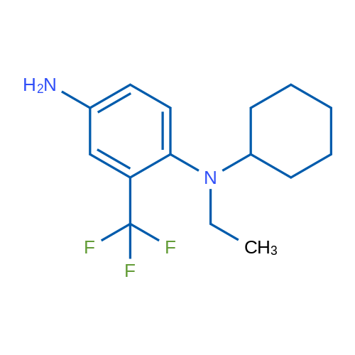 N1-Cyclohexyl-N1-ethyl-2-(trifluoromethyl)benzene-1,4-diamine 5g