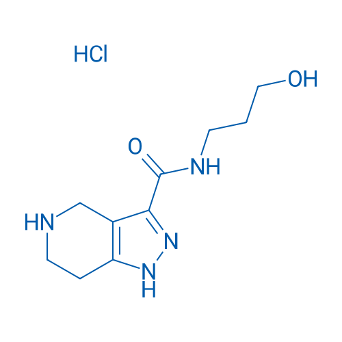 N-(3-Hydroxypropyl)-4,5,6,7-tetrahydro-1H-pyrazolo[4,3-c]pyridine-3-carboxamide hydrochloride 5g