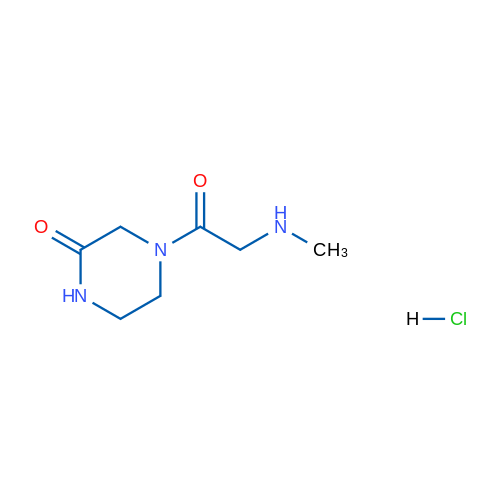 4-(2-(Methylamino)acetyl)piperazin-2-one hydrochloride 5g