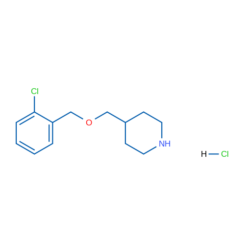 4-(((2-Chlorobenzyl)oxy)methyl)piperidine hydrochloride 1g