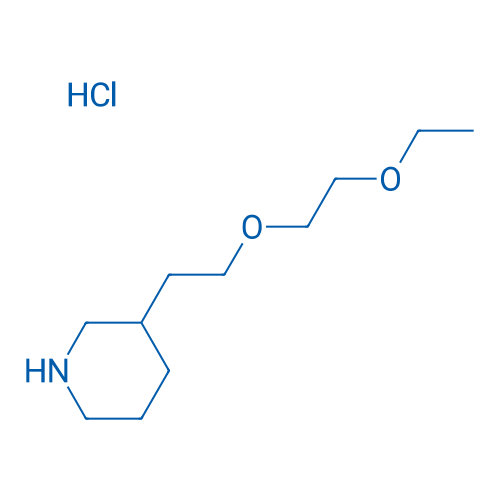 3-(2-(2-Ethoxyethoxy)ethyl)piperidine hydrochloride 1g