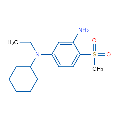 N1-Cyclohexyl-N1-ethyl-4-(methylsulfonyl)benzene-1,3-diamine 1g