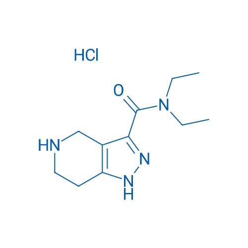 N,N-Diethyl-4,5,6,7-tetrahydro-1H-pyrazolo[4,3-c]pyridine-3-carboxamide hydrochloride 5g