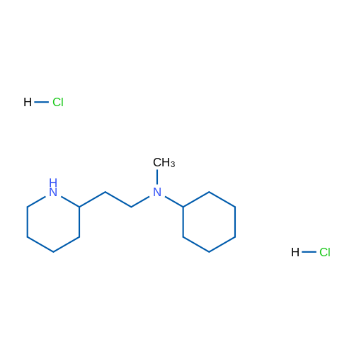 N-Methyl-N-(2-(piperidin-2-yl)ethyl)cyclohexanamine dihydrochloride 1g
