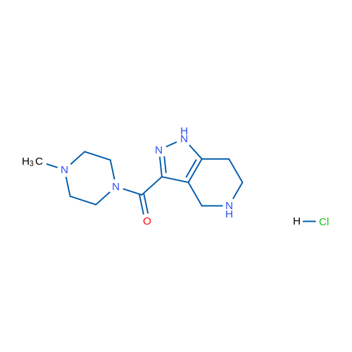 (4-Methylpiperazin-1-yl)(4,5,6,7-tetrahydro-1H-pyrazolo[4,3-c]pyridin-3-yl)methanone hydrochloride 1g