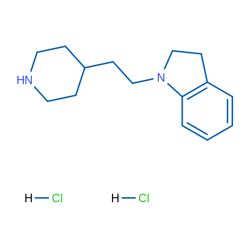 1-(2-(Piperidin-4-yl)ethyl)indoline dihydrochloride 5g