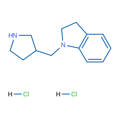 1-(Pyrrolidin-3-ylmethyl)indoline dihydrochloride 5g