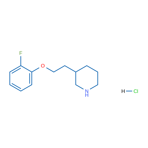 3-(2-(2-Fluorophenoxy)ethyl)piperidine hydrochloride 5g