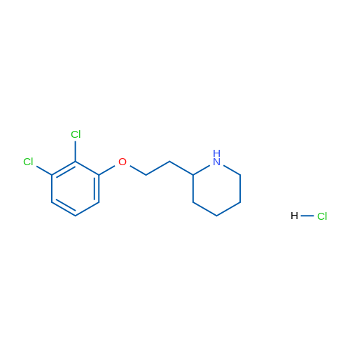 2-(2-(2,3-Dichlorophenoxy)ethyl)piperidine hydrochloride 5g