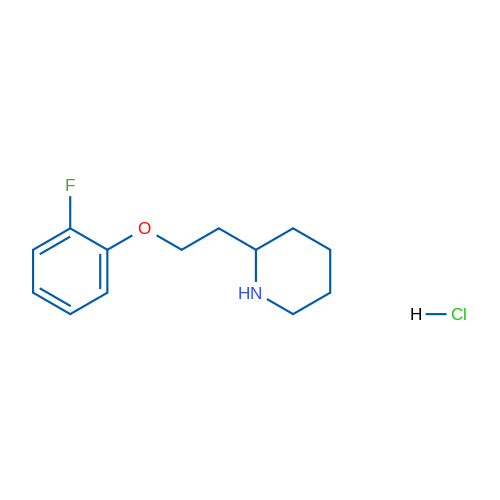 2-(2-(2-Fluorophenoxy)ethyl)piperidine hydrochloride 1g