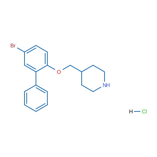4-(((5-Bromo-[1,1'-biphenyl]-2-yl)oxy)methyl)piperidine hydrochloride 1g