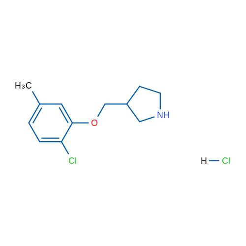 3-((2-Chloro-5-methylphenoxy)methyl)pyrrolidine hydrochloride 5g