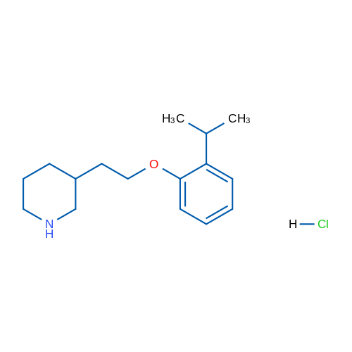 3-(2-(2-Isopropylphenoxy)ethyl)piperidine hydrochloride 5g