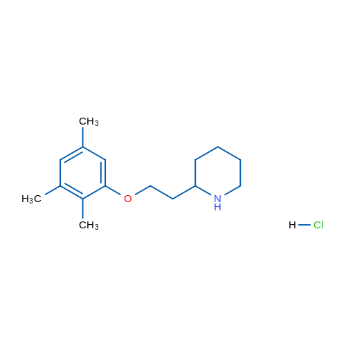 2-(2-(2,3,5-Trimethylphenoxy)ethyl)piperidine hydrochloride 5g