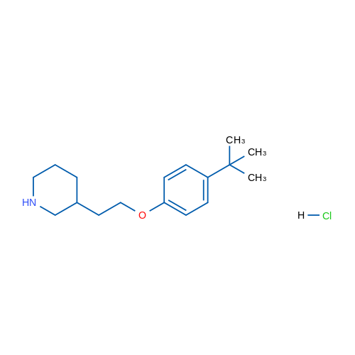 3-(2-(4-(tert-Butyl)phenoxy)ethyl)piperidine hydrochloride 1g