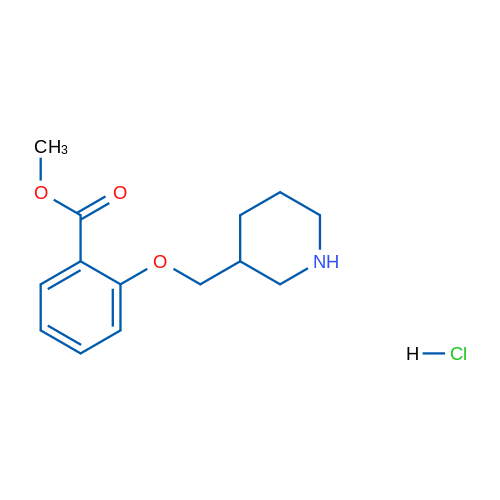 Methyl 2-(piperidin-3-ylmethoxy)benzoate hydrochloride 1g