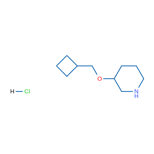 3-(Cyclobutylmethoxy)piperidine hydrochloride 1g