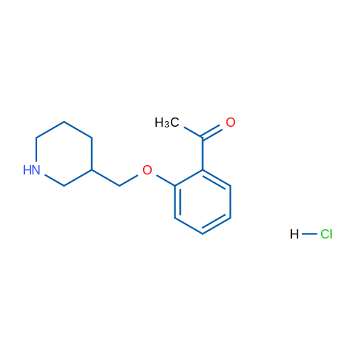 1-(2-(Piperidin-3-ylmethoxy)phenyl)ethanone hydrochloride 5g
