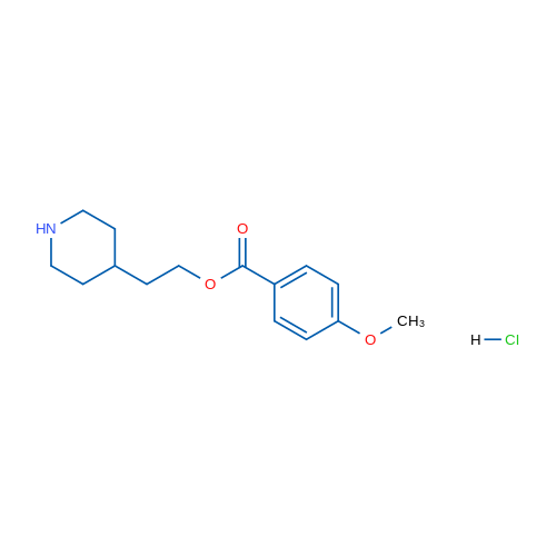 2-(Piperidin-4-yl)ethyl 4-methoxybenzoate hydrochloride 5g