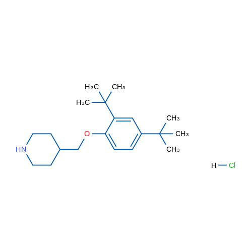 4-((2,4-Di-tert-butylphenoxy)methyl)piperidine hydrochloride 5g