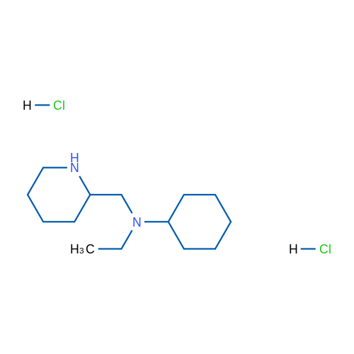 N-Ethyl-N-(piperidin-2-ylmethyl)cyclohexanamine dihydrochloride 1g