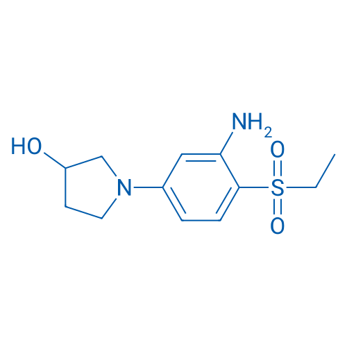 1-(3-Amino-4-(ethylsulfonyl)phenyl)pyrrolidin-3-ol 5g