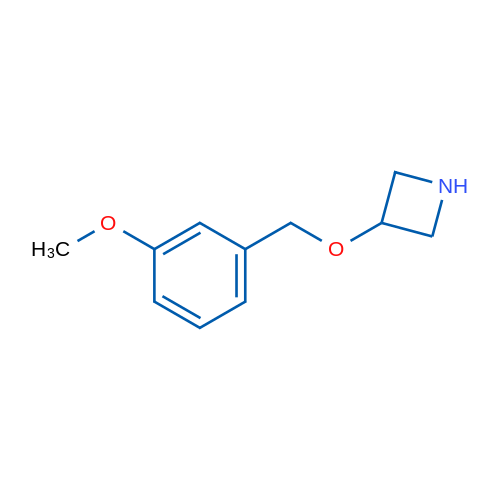 3-((3-Methoxybenzyl)oxy)azetidine 1g