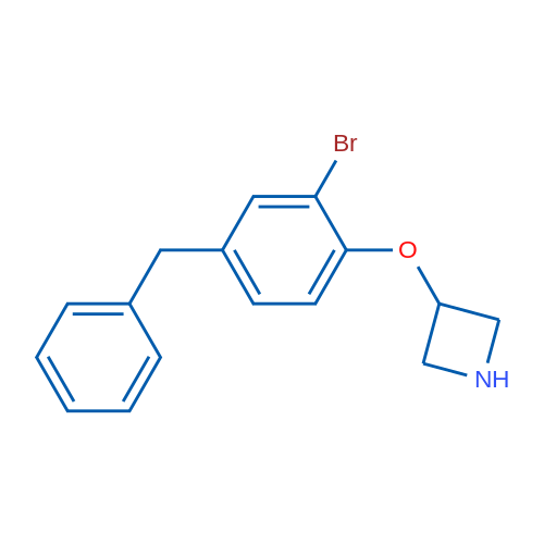 3-(4-Benzyl-2-bromophenoxy)azetidine 1g